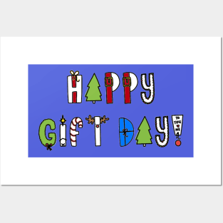 Happy gift day Posters and Art